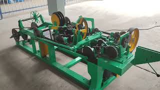 Double Barbed Wire Machine barbed wire making machine barbed steel wire machinebarbed wire machine [upl. by Navoj148]