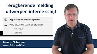 Terugkerende melding uitwerpen interne schijf met Windows [upl. by Argela]