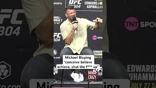 Michael Bisping drops classic line “Conceive believe achieve shut the F up” michaelbisping ufc [upl. by Burnight]