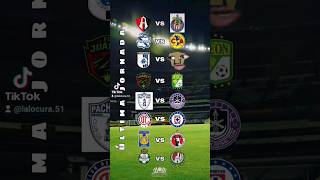 ULTIMA JORNADA LIGA MX 🔥🇲🇽 ligamx futbol futbolmexicano america chivas atlas [upl. by Eloise]