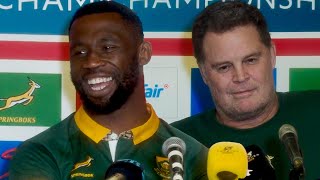 Springboks react to winning Freedom Cup and Rassies bathroom antics  The Rugby Championship [upl. by Doraj]