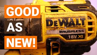 Proper Power Tool Cleaning  Dewalt Drill DCD791 [upl. by Nnyre777]