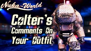 Fallout 4 NukaWorld DLC  Colters Comments on Your Outfit [upl. by Eniaj]