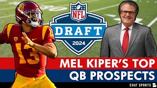 UPDATED Mel Kiper QB Rankings For 2023 NFL Draft  Top 10 QB Prospects Ft Caleb Williams Drake Maye [upl. by Ynamrej]