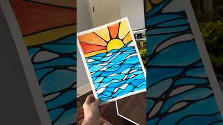 How to make art for anxiety neurographicart artforanxiety easyart watercolor [upl. by Lucilia]