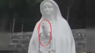 SHOCKING Virgin Mary Statues CAUGHT MOVING On Camera [upl. by Luelle5]