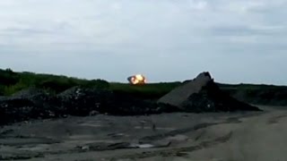 Malaysia Airlines crash Video shows the moment MH17 crashed [upl. by Weatherley796]