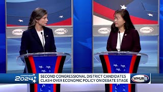 2nd Congressional District candidates clash over economic policy in debate [upl. by Htiel]