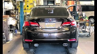 ACURA TLX MUFFLER DELETE amp ADDED TIPS [upl. by Seaman741]