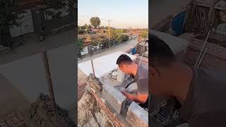 Roof eaves stone tile installation process [upl. by Yasdnil796]