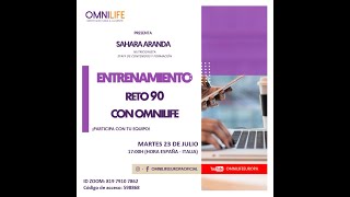 Sahara Aranda Reto 90 con OMNILIFE [upl. by Hayikat994]