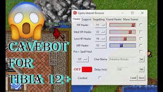 PTBR  ENGLISH TibiaCopilot  Cavebot for Tibia 12 Update [upl. by Jarietta]