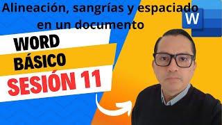 Cómo alinear y dar un espaciado a un texto en Word 📃​📄​💼​ [upl. by Biebel]