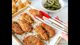 How to make Homemade Shake And Bake Chicken Tenders copycat recipe [upl. by Cade]