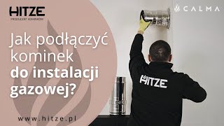 Kominek gazowy CALMA Jak podłączyć kominek do instalacji gazowej [upl. by Pathe]