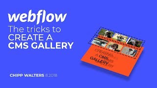 CMS Gallery tricks in Webflow [upl. by Airelav]