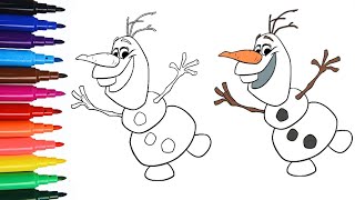 How to draw Olaf from Frozen frozen olaf disney disneyjunior waltdisneyworld art viral [upl. by Pelson]