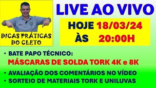 DICAS PRÁTICAS DO CLETO  Máscaras de Solda da TORK Sorteio de materiais TORK e UNILUVAS [upl. by Yuma]