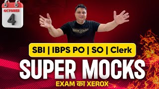 SUPERMOCKS  ENGLISH  PRACTICE  LEARNING  SCORE 100  IBPS  SBI  PO  SO  CLERK  ANUBHAV SIR [upl. by Delmor]