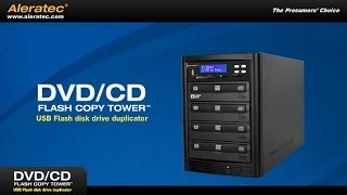 Aleratec DVDCD Flash Copy Tower Duplicator  310109 [upl. by Ecargyram805]