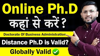 Online amp Distance Phd  Phd Admission 2024  DBA  Doctorate Of Business Administration Online Phd [upl. by Westfall]