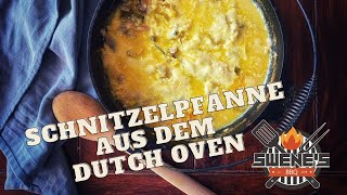 Schnitzelpfanne aus dem Dutch Oven [upl. by Melone]