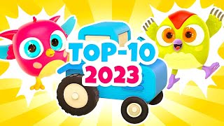 Top 10 delle canzoni per bambini del Gufetto Hophop Canzoni educative Nursery rhymes in italiano [upl. by Ojytteb]