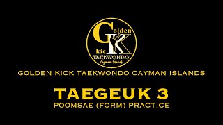 POOMSAE 3  TAEGEUK SAM JANG [upl. by Riaj]