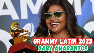 Gaby Amarantos Conquista Grammy Latino 2023 [upl. by Levram]