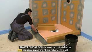 Schluter KERDISHOWERTTSTT Waterproof Shower Trays Installation process [upl. by Batsheva259]