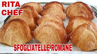 SFOGLIATELLE ROMANE⭐RITA CHEF  Deliziosi dolci di pasta sfoglia farciti [upl. by O'Connell470]