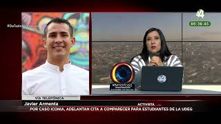 Javier Armenta habla sobre el adelanto del citatorio a comparecer por caso Iconia [upl. by Omsoc132]