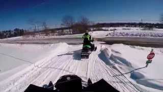 Snowmobiling Mayville NY to Cassadaga NY [upl. by Christen]