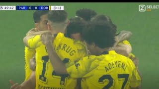 Mats Hummels Goal PSG vs Borussia Dortmund 01 Goals and Highlights [upl. by Mae]