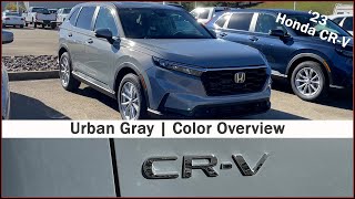 2023 Honda CRV Urban Gray  Color Overview [upl. by Assyn]