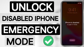 How To Fix Disabled Any iPhone  iPhone is Disabled Connect to iTunes  How To Unlock iPhone 2024 [upl. by Sugihara]