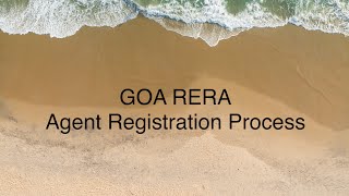 GOA RERA Agent Registration Process [upl. by Atiuqaj979]