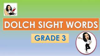 DOLCH SIGHT WORDS FLASHCARDS GRADE 3 [upl. by Eille516]