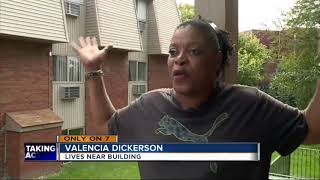 Burnedout building causes problems for neighbors in Inkster [upl. by Eneryc]