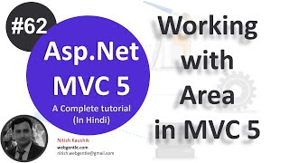 62 Area in mvc 5  mvc tutorial for beginners in net c  MVC By Nitish [upl. by Nileve]