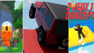 3 Jeux 1 Concept  Les Courses les Plus Folles  Edition BeamNG Minecraft amp Roblox [upl. by Ahsitneuq770]