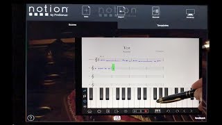Noten schreiben mit dem iPad [upl. by Couhp]
