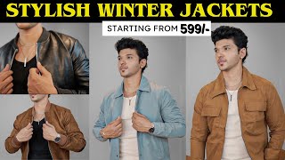 WINTER JACKET STARTING FROM 599  AFFORDABLE WINTER JACKETS FOR MEN  Yash Kadam [upl. by Enineg]