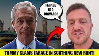 WATCH As Tommy Robinson BLASTS Nigel Farage In SCATHING New Rant [upl. by Tiffanle]