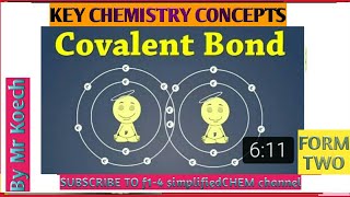 FORM 2 STRUCTURE AND BONDING Covalent and Dative bond [upl. by Mcripley996]