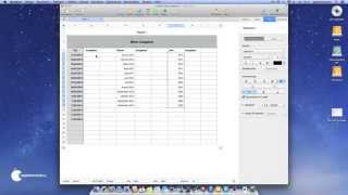 Numbers iWork Zellen automatisch ausfüllen [upl. by Angid]