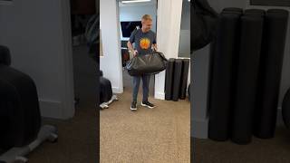 Sandbag Shuffle Gym Bag Challenge for Pros with Ataxia [upl. by Gracia]