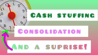 Cash Stuffing Consolidation and a suprise from ‎Littlemoonbudgets  ‎studentbudgets [upl. by Ahsinak]