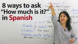 Learn Travel Spanish How to ask for prices [upl. by Amoihc]