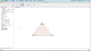 GeoGebra L6  Trekant defineret ved to sider og en mellemliggende vinkel [upl. by Fisuoy841]